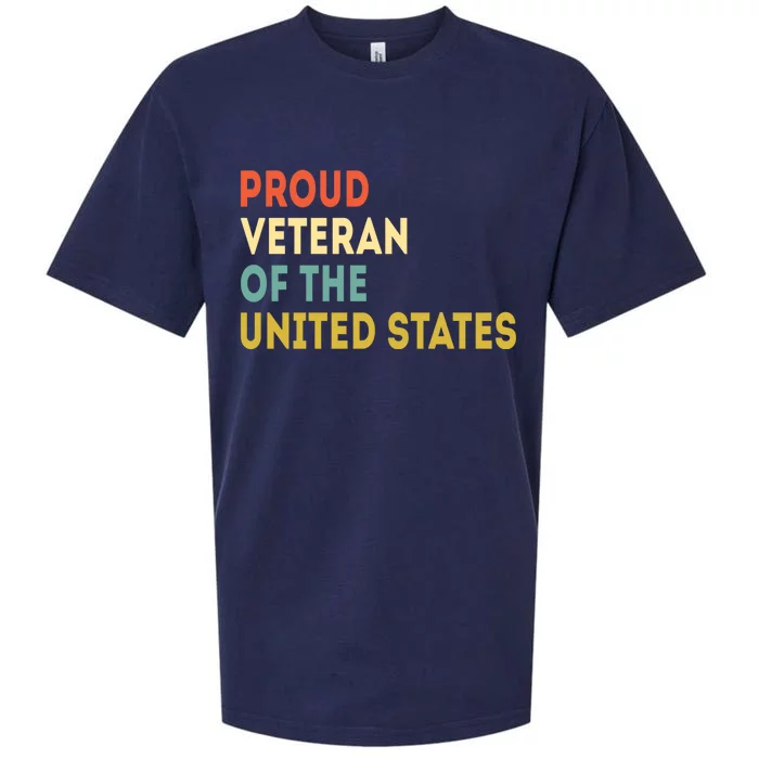 Proud Veteran Of The United States Veterans Day America Gift Sueded Cloud Jersey T-Shirt