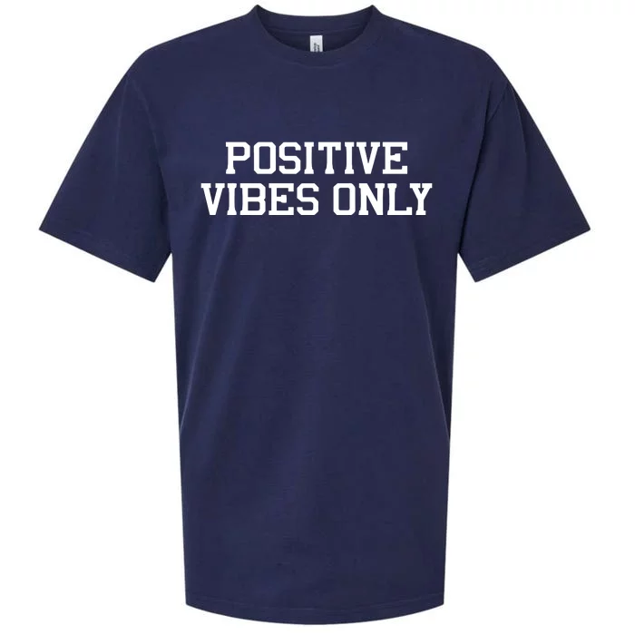 Positive Vibes Only Sueded Cloud Jersey T-Shirt