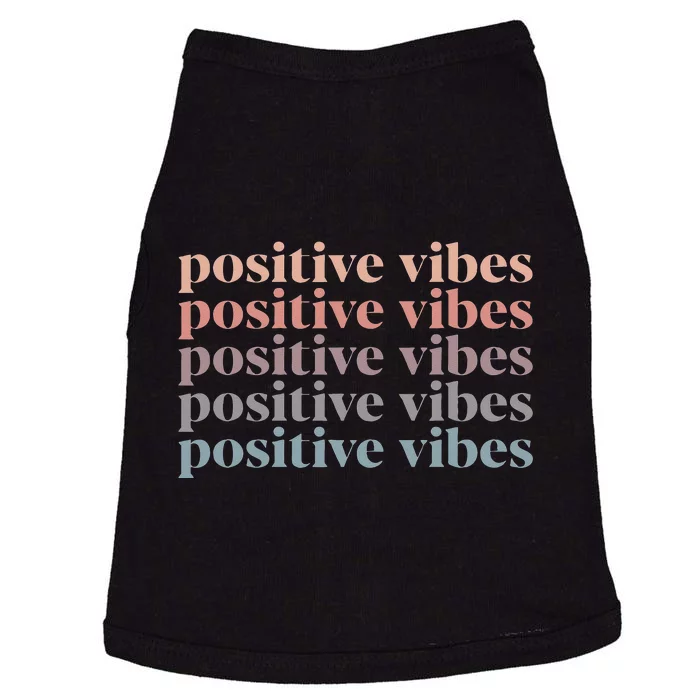 Positive Vibe Only Transfer Day Infertility IVF Mom Dad Gift Doggie Tank