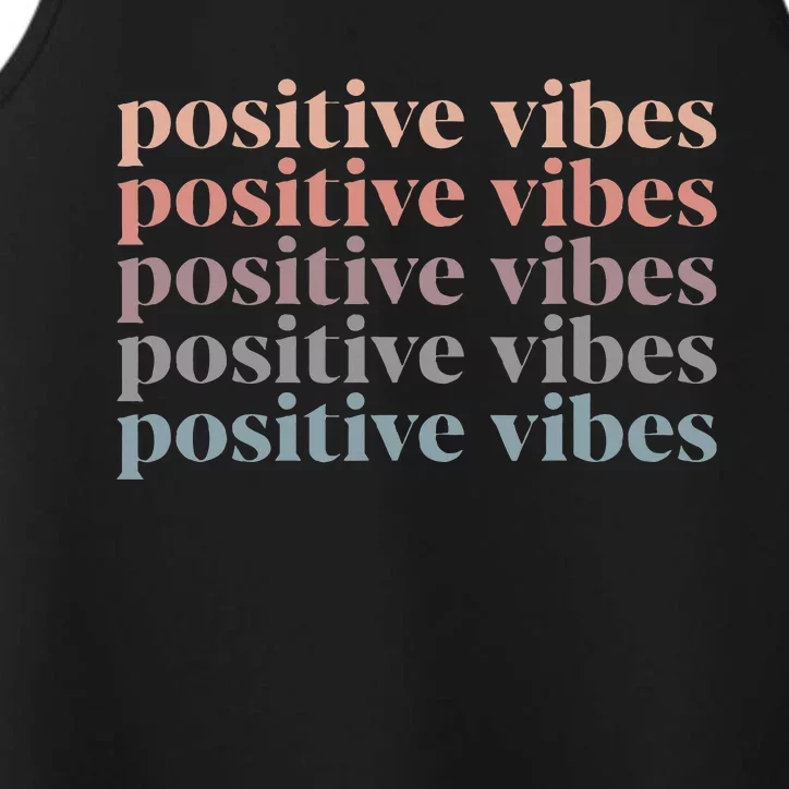 Positive Vibe Only Transfer Day Infertility Ivf Mom Dad Gift Performance Tank