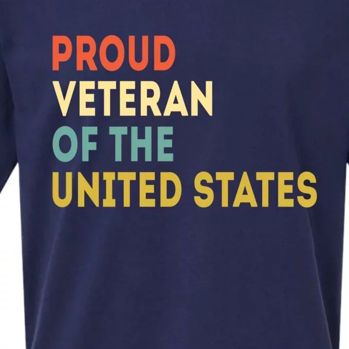 Proud Veteran Of The United States Veterans Day America Gift Sueded Cloud Jersey T-Shirt