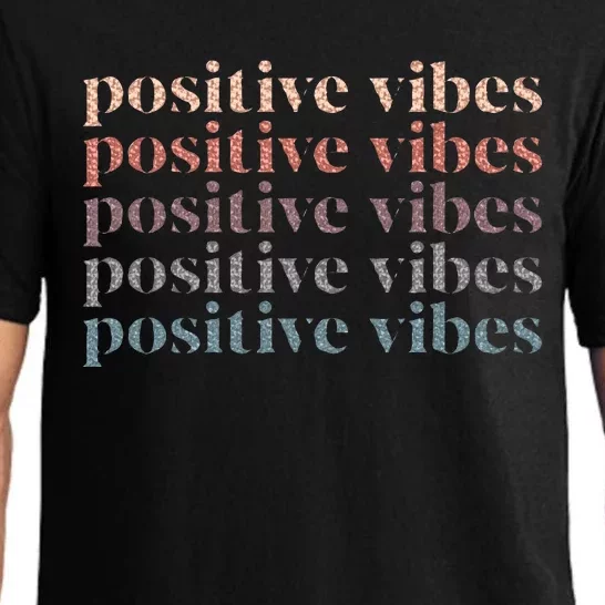 Positive Vibe Only Transfer Day Mom Dad Pajama Set