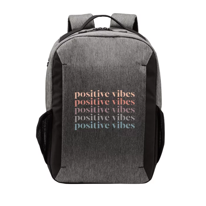 Positive Vibe Only Transfer Day Infertility Ivf Mom Dad Gift Vector Backpack