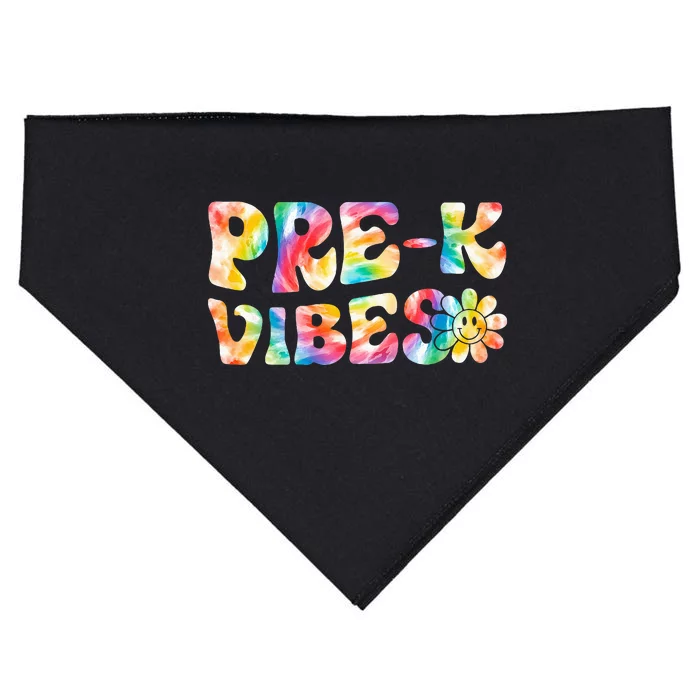 PreK Vibes Pre Kindergarten Team Teachers USA-Made Doggie Bandana