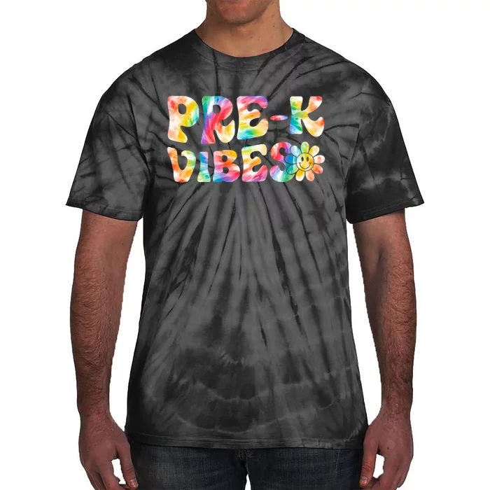 PreK Vibes Pre Kindergarten Team Teachers Tie-Dye T-Shirt