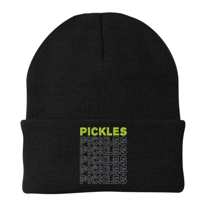 Pickles Vegan Pickle Lover Vegetable Farming Vegetarian Knit Cap Winter Beanie