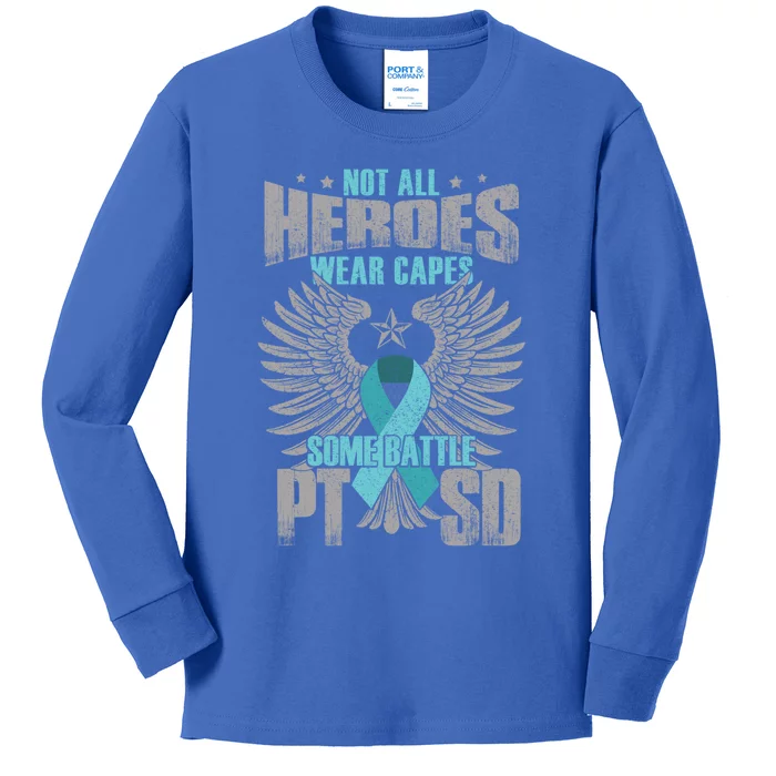 Ptsd Veteran Ptsd Gift Kids Long Sleeve Shirt