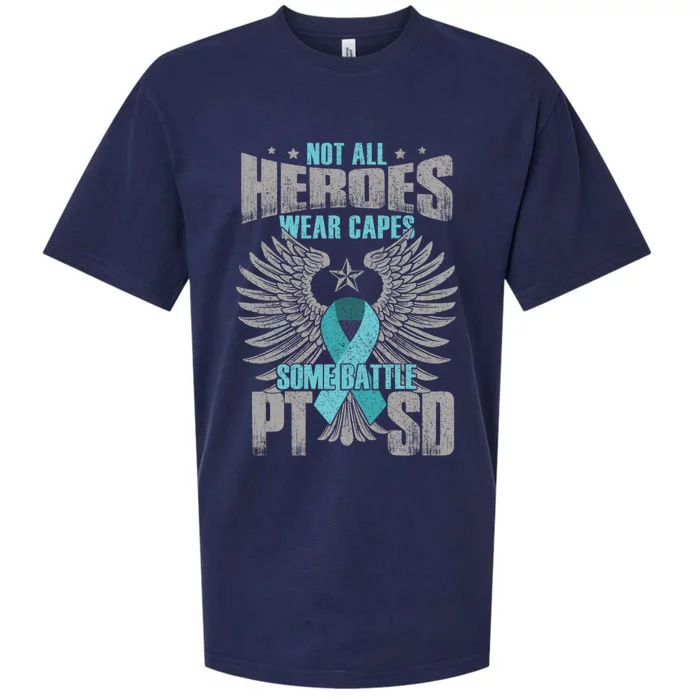 Ptsd Veteran Ptsd Gift Sueded Cloud Jersey T-Shirt