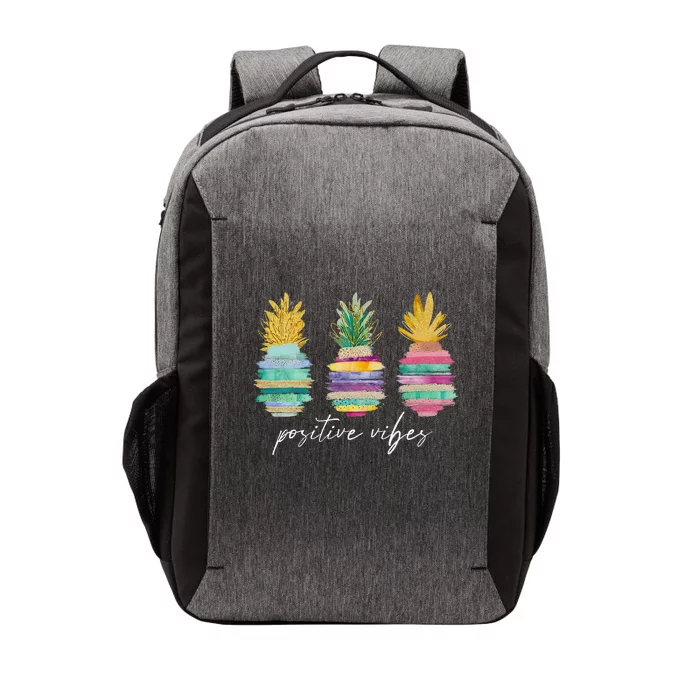 Positive Vibe Pineapple Transfer Day Infertility Ivf Mom Dad Vector Backpack