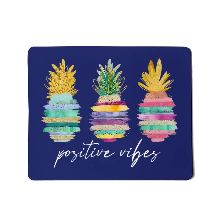 Positive Vibe Pineapple Transfer Day Infertility Ivf Mom Dad Mousepad