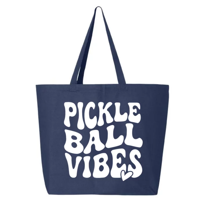 Pickleball Vibes Play Pickleball With Love 25L Jumbo Tote