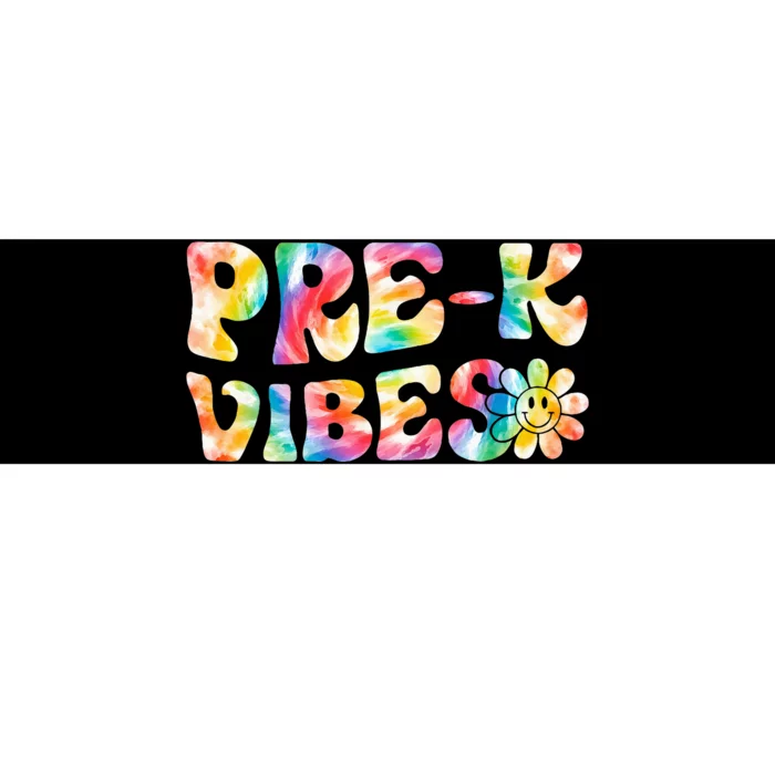 PreK Vibes Pre Kindergarten Team Teachers Bumper Sticker