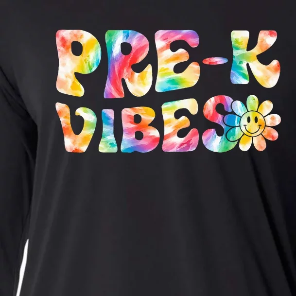 PreK Vibes Pre Kindergarten Team Teachers Cooling Performance Long Sleeve Crew