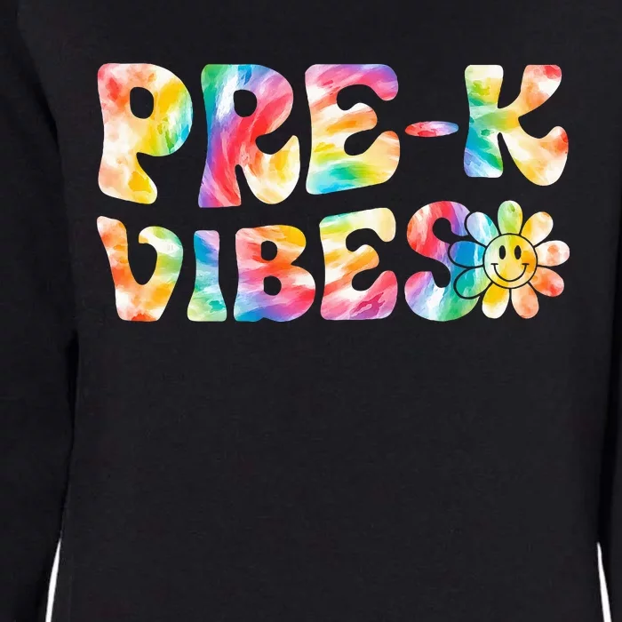 PreK Vibes Pre Kindergarten Team Teachers Womens California Wash Sweatshirt