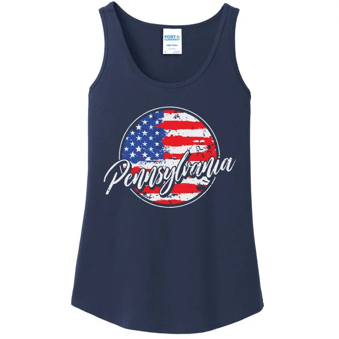 Pennsylvania Vintage Ladies Essential Tank