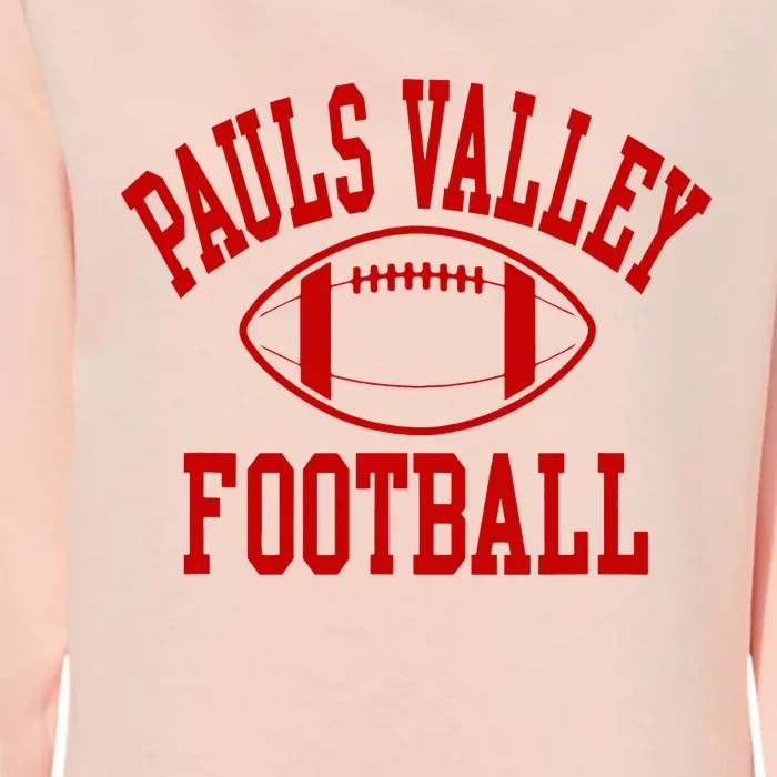 Pauls Valley Panther Football Womens California Wash Sweatshirt