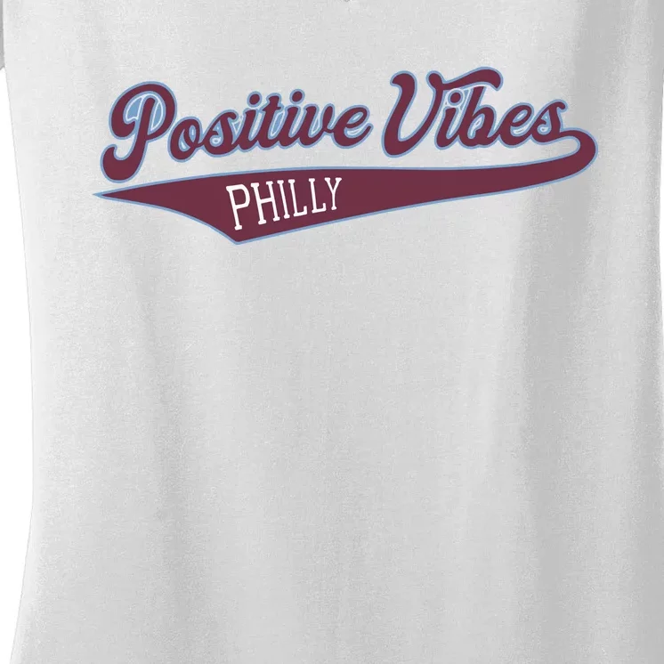 Positive Vibes Women's V-Neck T-Shirt