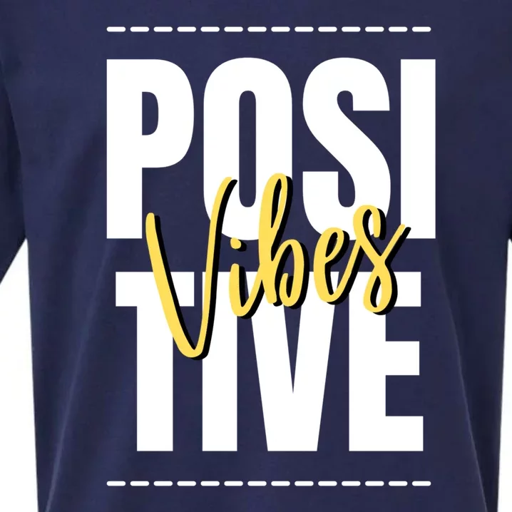 Positive Vibes Sueded Cloud Jersey T-Shirt