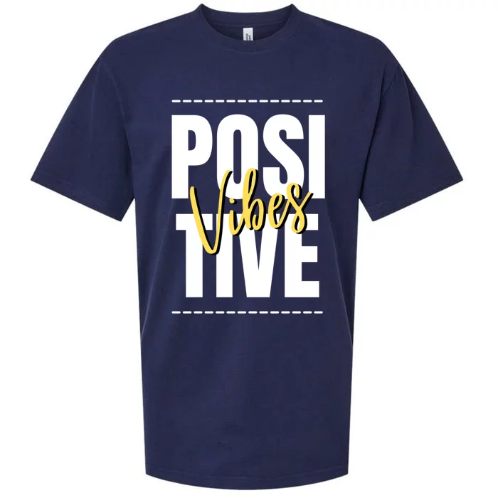 Positive Vibes Sueded Cloud Jersey T-Shirt