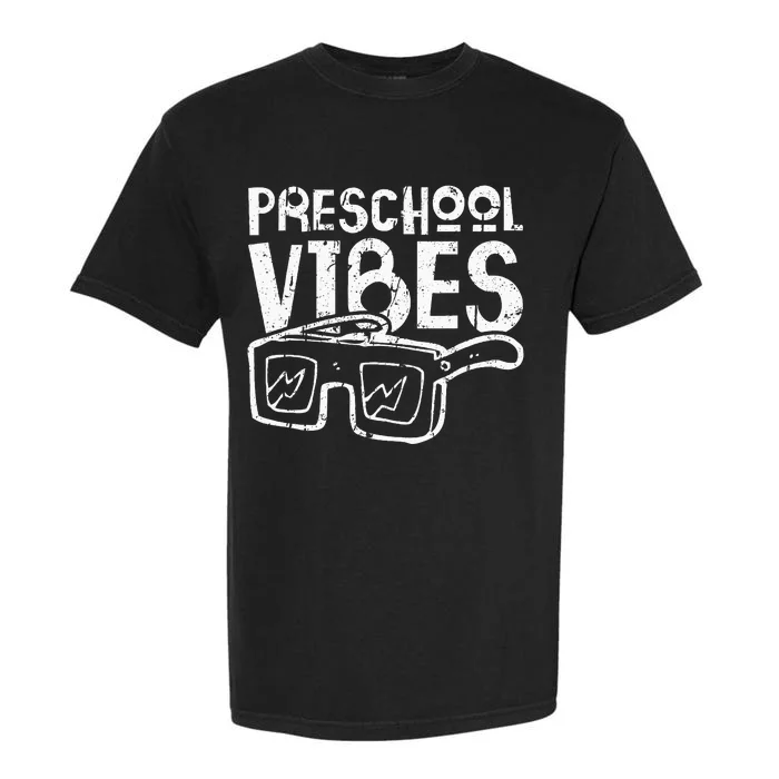 Preschool Vibes Preschool Teacher Garment-Dyed Heavyweight T-Shirt