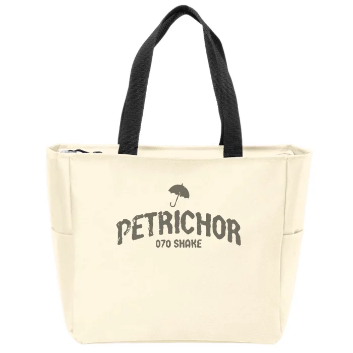 Petrichor Varsity Zip Tote Bag