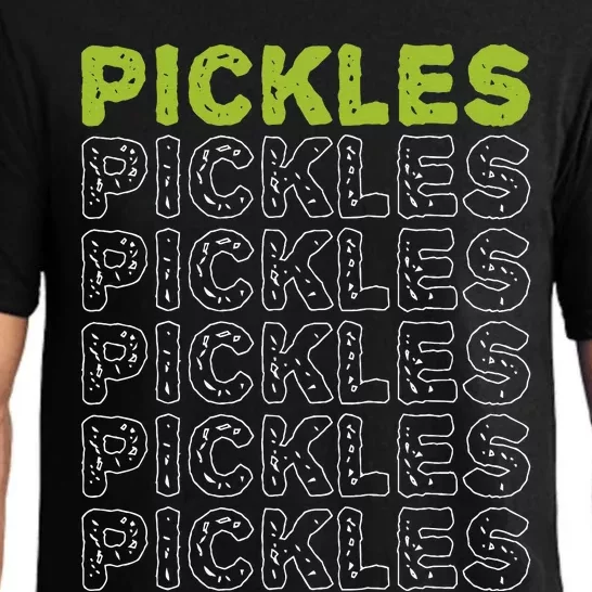 Pickles Vegan Pickle Lover Vegetable Farming Vegetarian Pajama Set