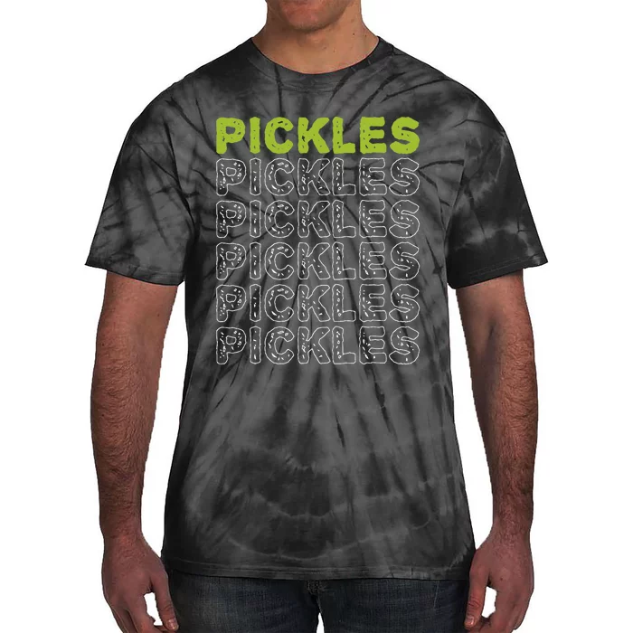 Pickles Vegan Pickle Lover Vegetable Farming Vegetarian Tie-Dye T-Shirt