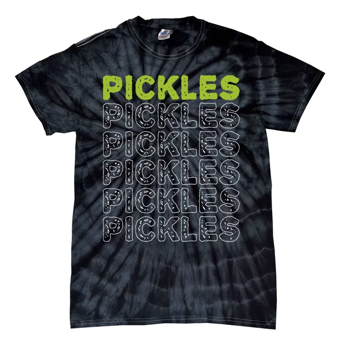 Pickles Vegan Pickle Lover Vegetable Farming Vegetarian Tie-Dye T-Shirt