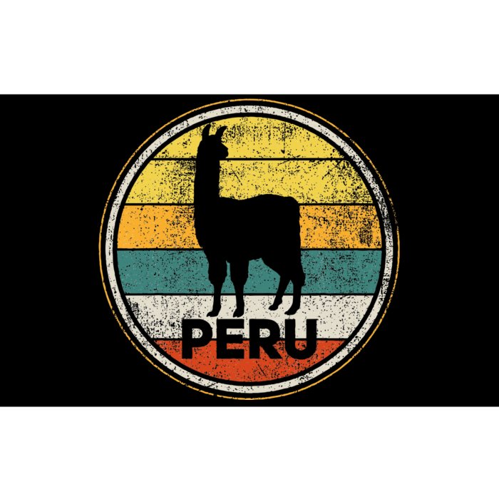 Peru Vicuna Peruvian Retro Vintage Bumper Sticker