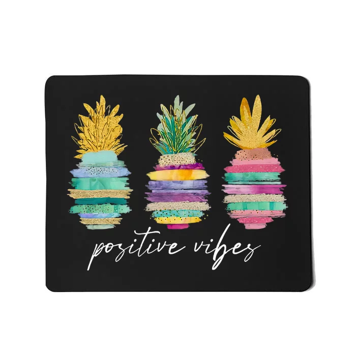 Positive Vibe Pineapple Transfer Day Infertility Ivf Mom Dad Mousepad