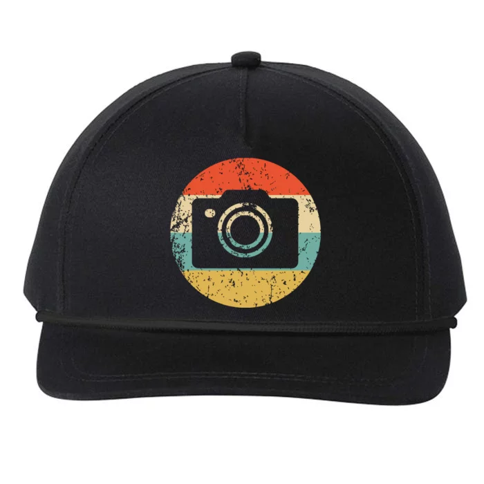 Photographer Vintage Retro Camera Snapback Five-Panel Rope Hat