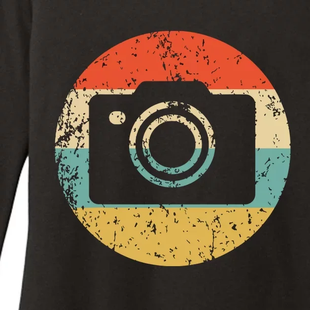 Photographer Vintage Retro Camera Womens CVC Long Sleeve Shirt