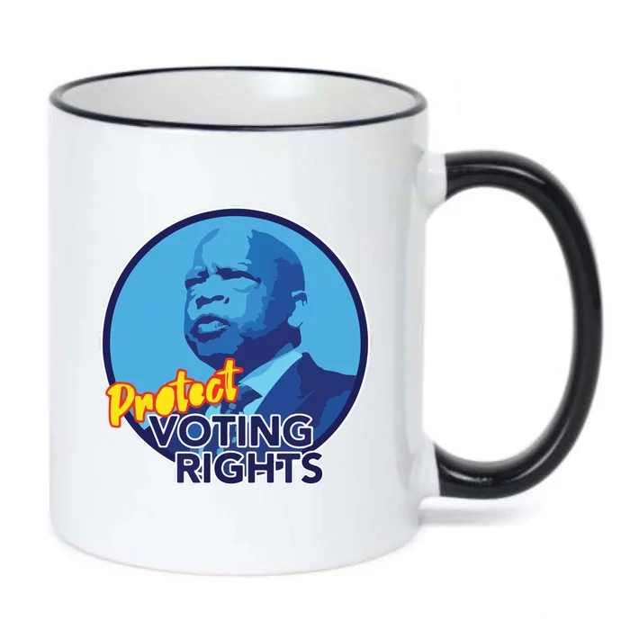 Protect Voting Rights Black Color Changing Mug