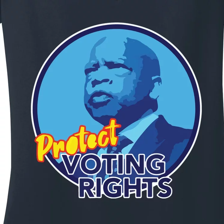 Protect Voting Rights Women's V-Neck T-Shirt