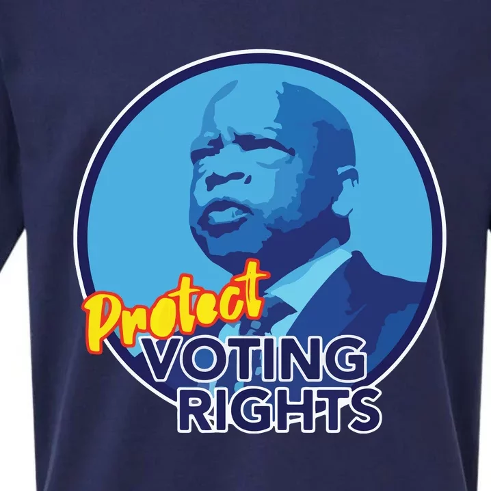 Protect Voting Rights Sueded Cloud Jersey T-Shirt