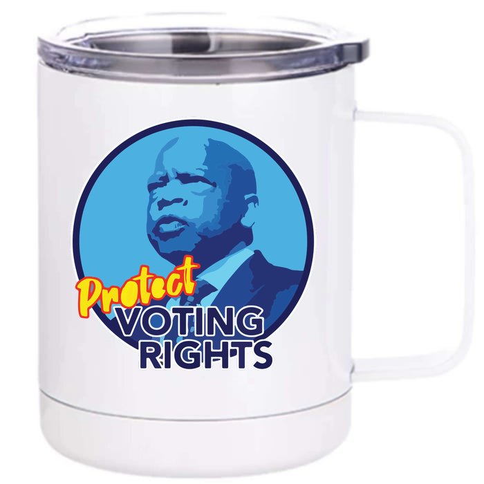 Protect Voting Rights Front & Back 12oz Stainless Steel Tumbler Cup