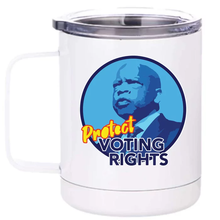 Protect Voting Rights Front & Back 12oz Stainless Steel Tumbler Cup