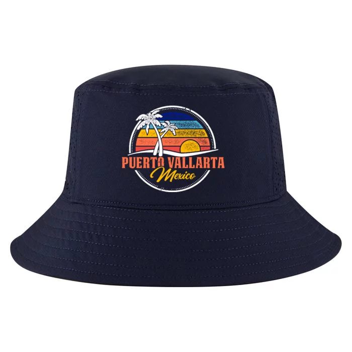 Puerto Vallarta Retro Sunset Cool Comfort Performance Bucket Hat