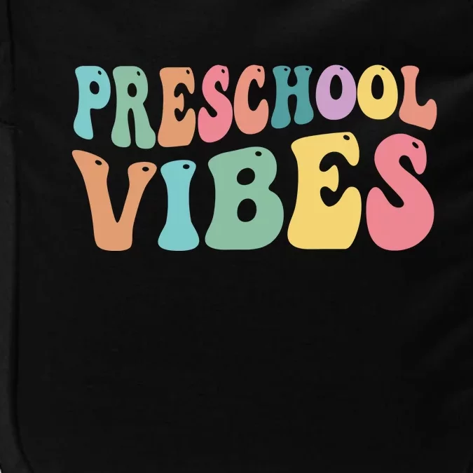 Preschool Vibes Retro 80s Pre School Impact Tech Backpack