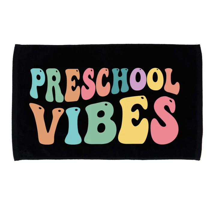 Preschool Vibes Retro 80s Pre School Microfiber Hand Towel