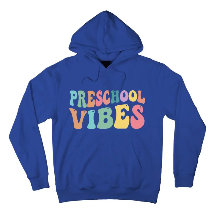 Preschool Vibes Retro 80s Pre School Tall Hoodie