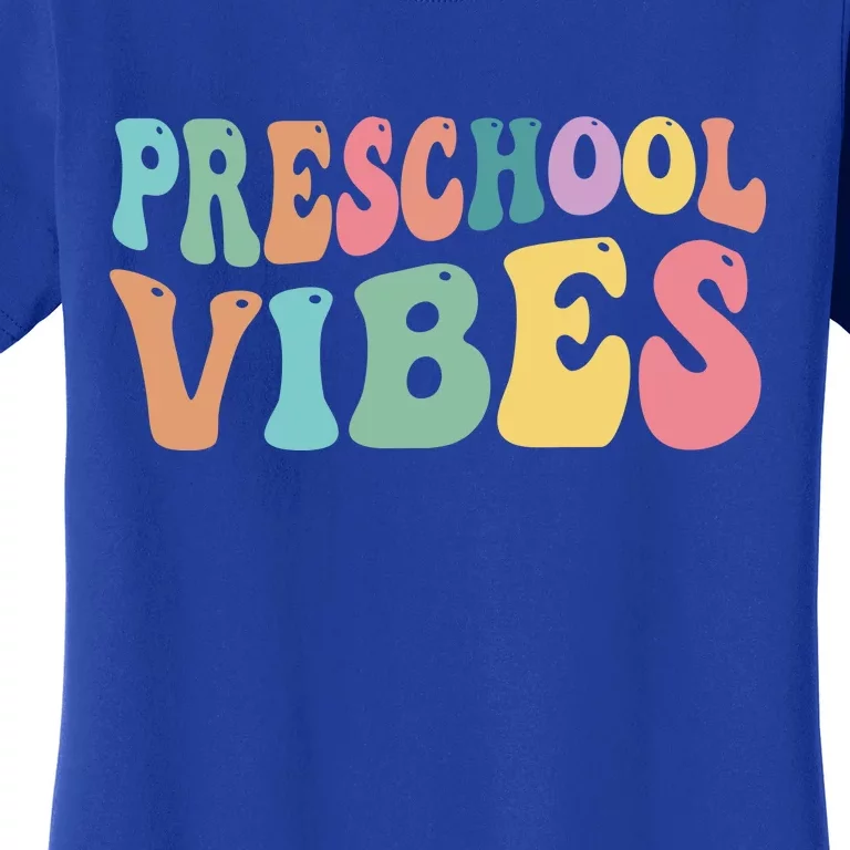 Preschool Vibes Retro 80s Pre School Women's T-Shirt