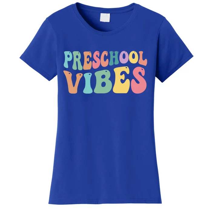 Preschool Vibes Retro 80s Pre School Women's T-Shirt