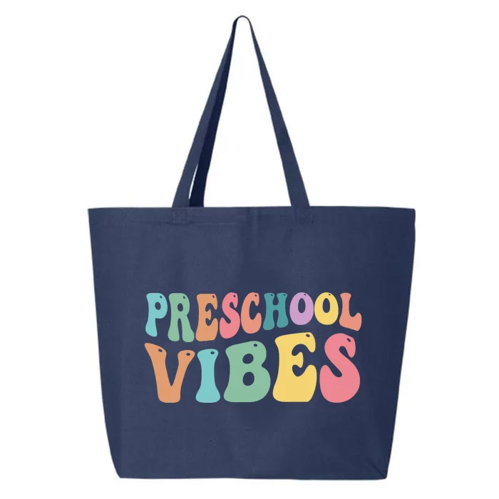 Preschool Vibes Retro 80s Pre School 25L Jumbo Tote