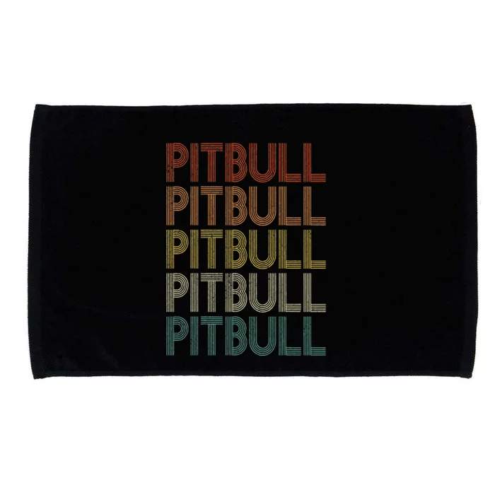 Pitbull Vintage Retro Microfiber Hand Towel