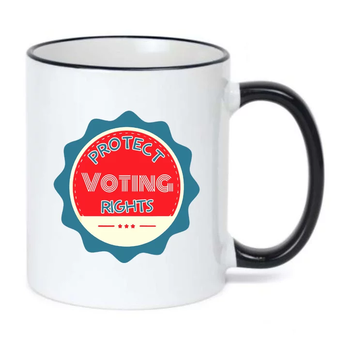 Protect Voting Rights Black Color Changing Mug