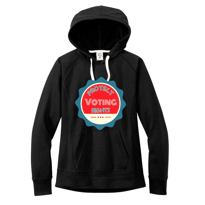 Protect Voting Rights Women's Fleece Hoodie