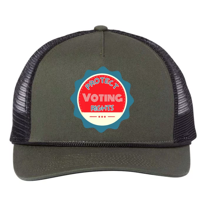 Protect Voting Rights Retro Rope Trucker Hat Cap