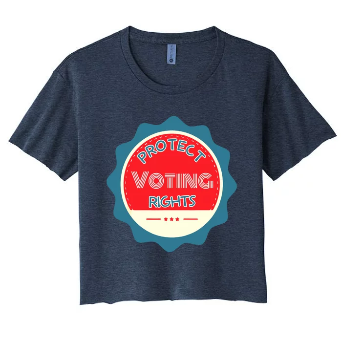 Protect Voting Rights Women's Crop Top Tee