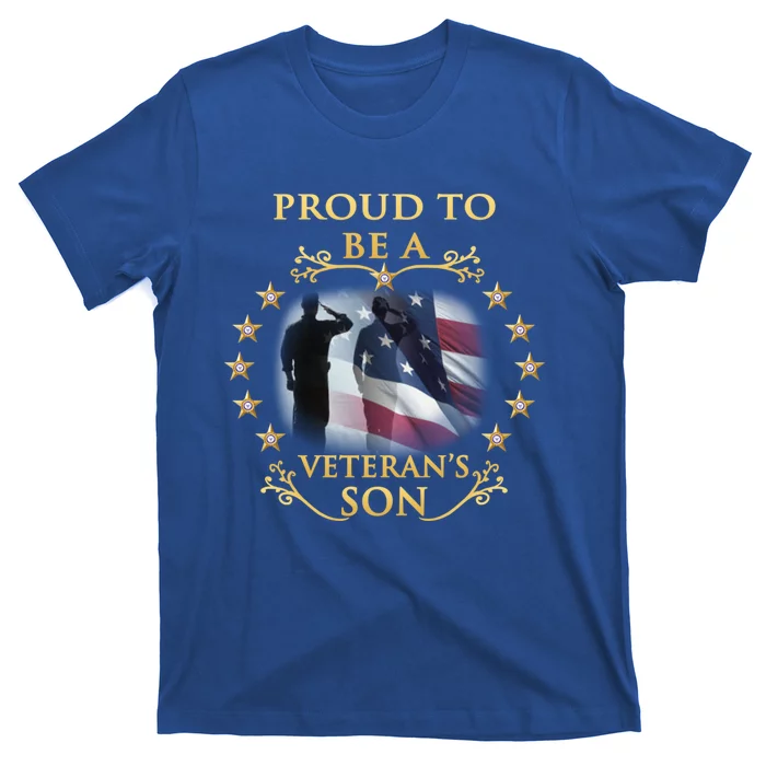 Proud Veteran Son Thank You Veterans Great Gift T-Shirt